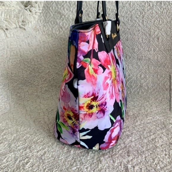 BRACCIALINI NWT & Dust Bag Floral Alessandra Pink Large Tote Bag - Picture 10 of 16